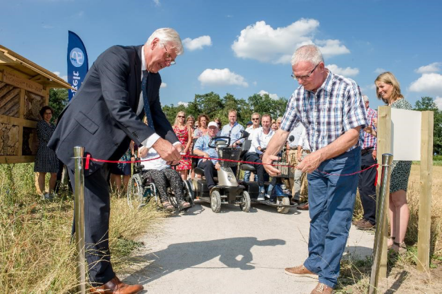 Opening toegankelijk ommetje Natuurpoort TerSpegelt LR