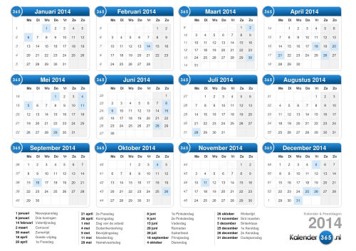 Kalender 2014